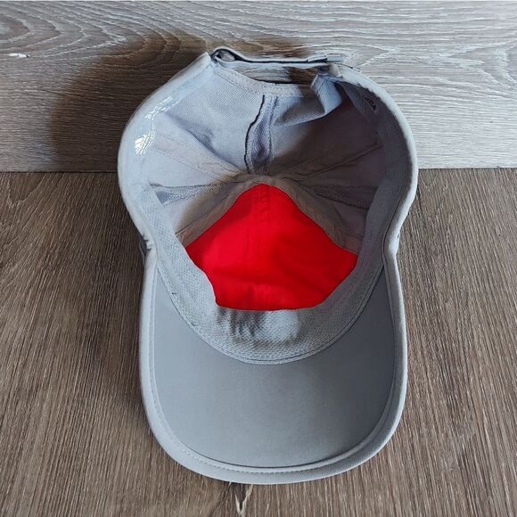 Adidas Adizero Red Gray Lightweight Hat OSFA - Picture 6 of 8